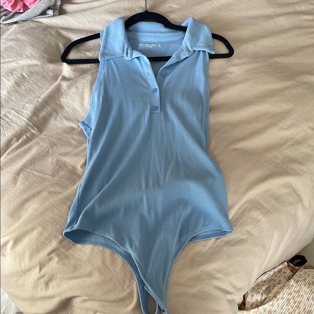 Abercrombie & Fitch Blue Bodysuit One Piece